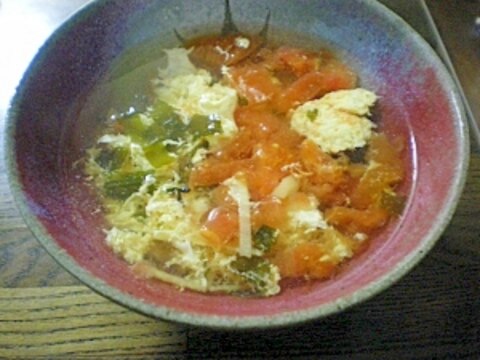 トマトの玉子スープ